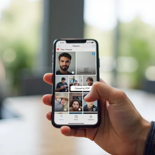how to save photo as pdf on iphone