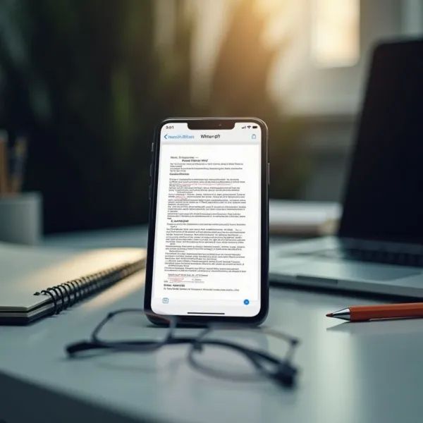cómo crear un PDF en iPhone