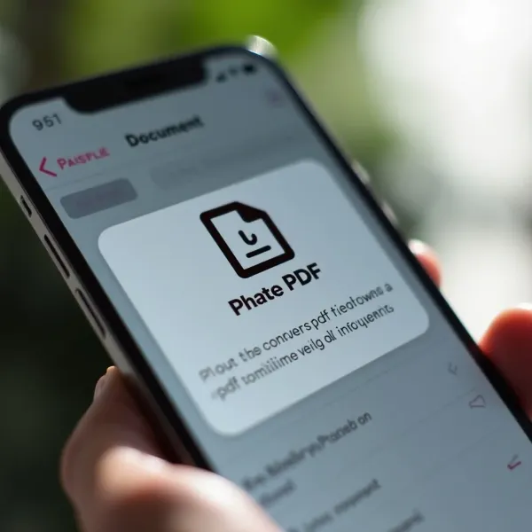 Comment convertir des documents en PDF sur iPhone