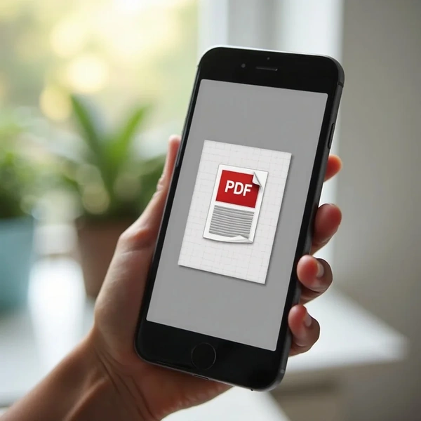 cómo guardar una foto como PDF en iPhone