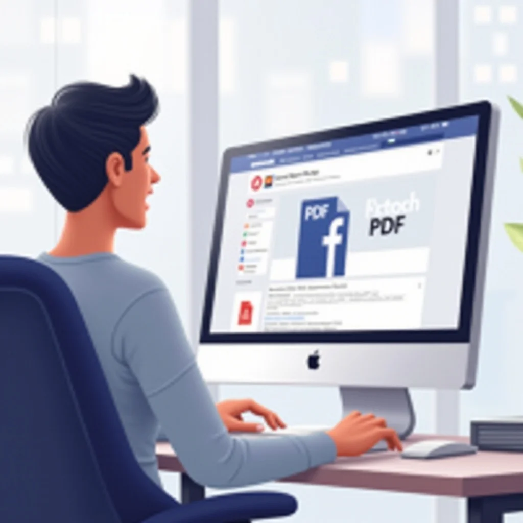 how to post pdf to facebook