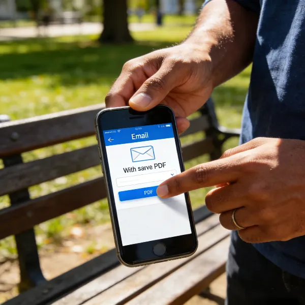 how to save an email as a pdf