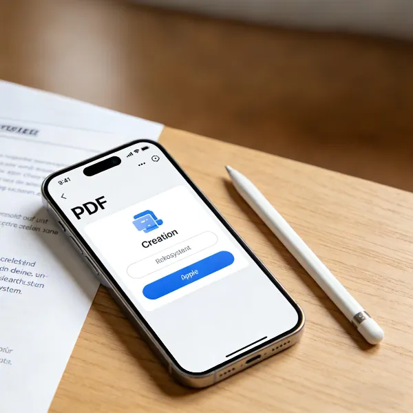 Wie erstellt man ein PDF auf dem iPhone