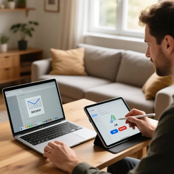 Wie man eine E-Mail auf dem Handy als PDF speichert