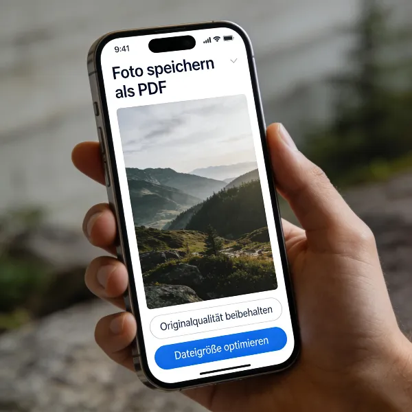 Warum ein Foto als PDF speichern?
